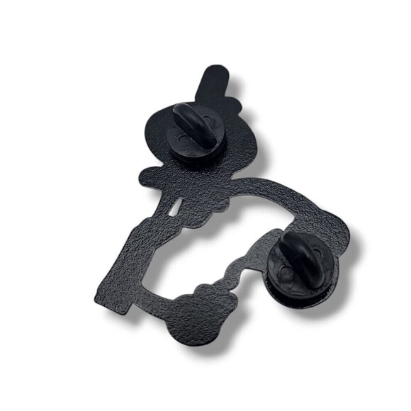 Spongebob SquarePants Squidward Tentacles Pouring Coffee Brooch/Pin - Picture 2 of 7